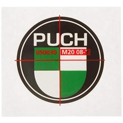 Obrázek Nálepka/plaketa Puch (zelená/bílá)