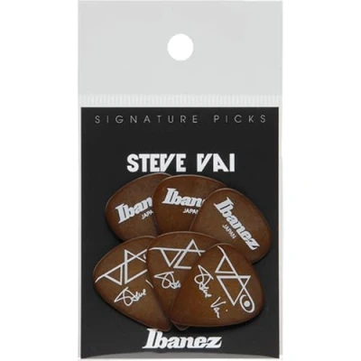 Obrázek Ibanez Signature Series trsátka Steve Vai balení 6 hnědé