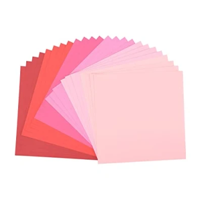 Obrázek Vaessen Creative Florence Scrapbook Papier 216 g 12x12 x24 Blatt Multipack, pink, Paper, multicolor, 30.5 x 0.7 cm
