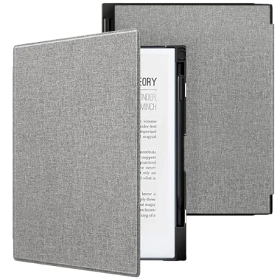 Obrázek TiMOVO pouzdro kompatibilní s tablety Remarkable 2, tenký lehký stojan tvrdou zadní stranou a držákem pera 2 Paper Tablet 10,3&quot; 2020, šedé