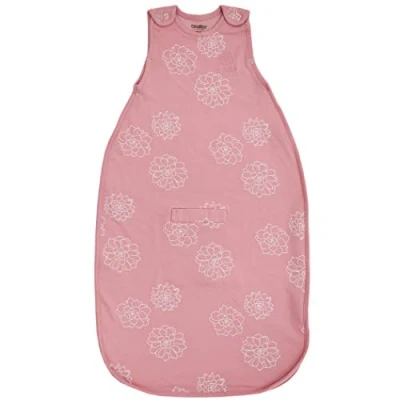 Obrázek Woolino 4 Season Sleep Sack Ultimate Merino Wool spací pytel dvoucestný zip nastavitelný univerzální velikost pro miminko (2 24 měsíců), Šťavnatá květina