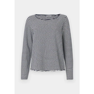 Obrázek Marc O&#039;Polo Denim LONG Sleeve CREW NECK Top s dlouhým rukávem, Ženy, Velikost: XS, Multi/scandinavian blue