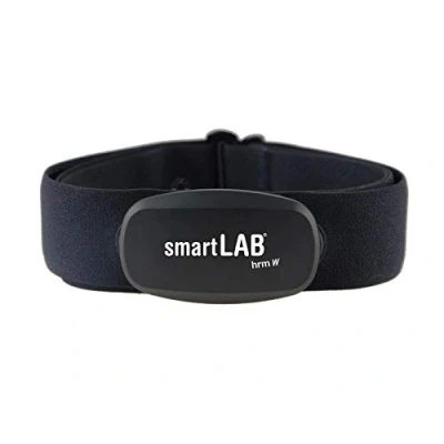 Obrázek smartLAB hrm W měřič srdeční frekvence EKG přesný pás na měření tepové s hrudním pásem Bluetooth a ANT+ kompatibilní Garmin Wahoo Polar Apple Watch RUNTASTIC PRO STRAVA TomTom