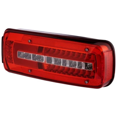 Obrázek HELLA 2VP 012 381 221 zadní světlo Truck Full LED 24 V montáž barva světla: žlutá/červená/bílá konektor: HDSCS 8pólová vpravo