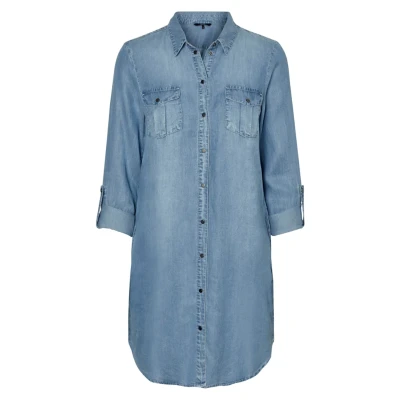 Obrázek Vero Moda Denimové šaty, Ženy, Velikost: Small, Light blue denim