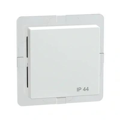 Obrázek Schneider Electric Merten 432025 kolébka pro spínač, vodotěsná, aktivní bílá lesklá, systém M, IP44