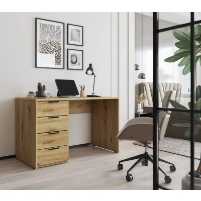 Obrázek Psací stůl Barold Materiál / Dekor: Dub artisan, Délka: 120 cm