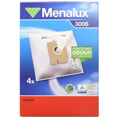 Obrázek Menalux 3006/4 sáčků do vysavače/Pevné Aflow/Hoover/FreeSpace Evo
