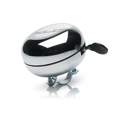 Obrázek XLC Unisex zvonek na jízdní kolo Mingun DD M09, průměr 83 mm, chrom, 8,3 x cm
