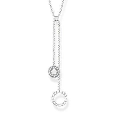 Obrázek Thomas Sabo Dámský řetízek Together Forever 925 sterlingové stříbro KE1906 051 14 L45v, Stříbro, Kubická zirkonie