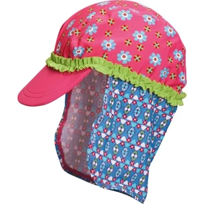 Obrázek Playshoes Koupací čepice Pokrývka hlavy Unisex děti, květiny,51, Květiny