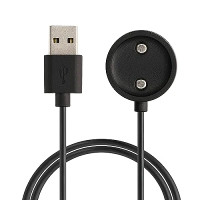Obrázek kwmobile USB kabel nabíječka kompatibilní s Suunto Vertical/Race S/Ocean nabíjecím kabelem náhradní pro chytré hodinky fitness tracker nabíjecí v černé barvě