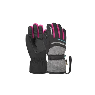 Obrázek Reusch Dětské rukavice Bolt GTX Junior Blck/Blck melang/pink glo 4,5