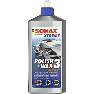 Obrázek Lešticí vosk Xtreme Polish + Wax 3 Hybrid NPT od Sonax, 202200, 500 ml