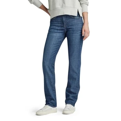 Obrázek G STAR Dámské Strace Straight Jeans, Modrá (Faded Blue Copen D23951 d441 g318)