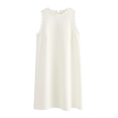 Obrázek Lindex Žerzejové šaty, Ženy, Velikost: Medium, Off white