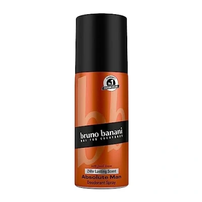 Obrázek Bruno Banani Fragrance Absolute Man Deo Bodyspray, Körperspray mit orientalisch würzigem Herrenduft, 24h lang anhaltend, 150 ml