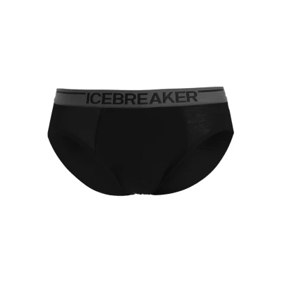 Obrázek Icebreaker Merino Anatomica Briefs Black/monsoon Kalhotky, Muži, Velikost: Large,