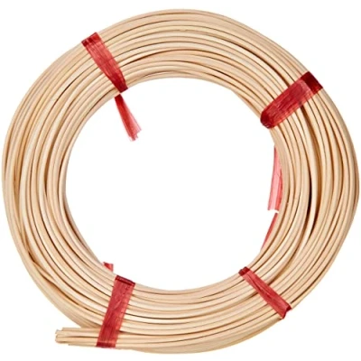 Obrázek Rayher Hobby 6502700 šlapací trubice, přírodní, kvalita 1A rotband, 2,8 mm ø, č. 7, role 125 g (cca 35 m), splétaná trubka, pletací materiál, béžová