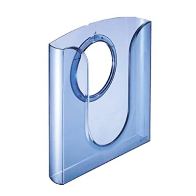 Obrázek Leitz 54010034 Prospektové přihrádka, A4, Polystyren, modrá průhledná, 1 ks