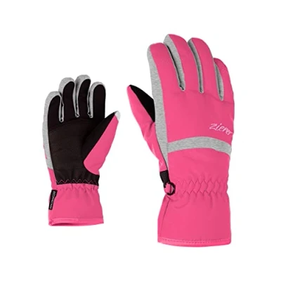 Obrázek Ziener LEJANO Dětské AS lyžařské rukavice/zimní sport nepromokavé prodyšné, pop pink, 3