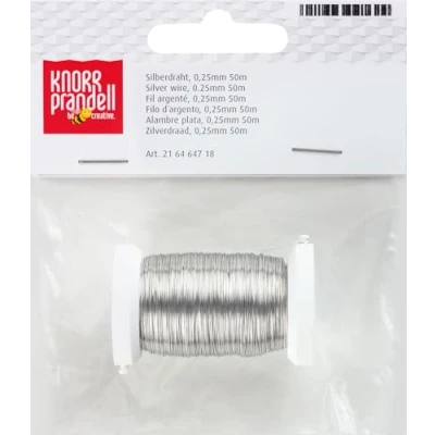 Obrázek Knorr Prandell Stříbrný drát 0,25 mm 50 m