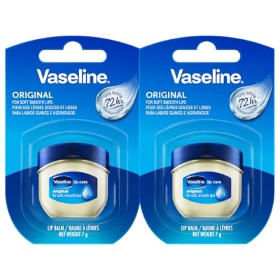 Obrázek Vaseline Lip Therapy Originál Pečující balzám na rty pro optimální vlhkost (originál (balení 2 ks))