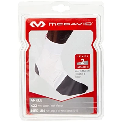 Obrázek McDavid Opěrka kloubů nohou 433, White, S, 433R