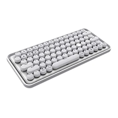 Obrázek Rapoo Bezdrátová klávesnice Ralemo Pre 5, mechanická klávesnice, ekologická dobíjecí baterie, rozložení DE QWERTZ PC a Mac bílá