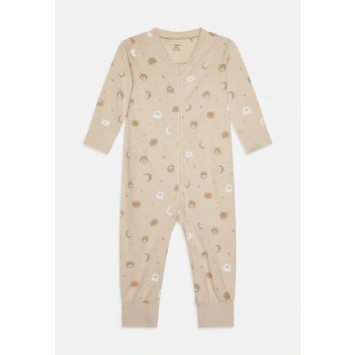 Obrázek Lindex BEAR AT BACK Unisex Dupačky na spaní pro děti, Velikost: 50, Light beige