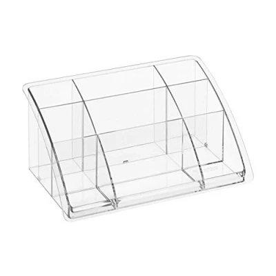 Obrázek Rotho Timeless držák na tužky / tužky, plast (PS) bez BPA, transparentní, (19,8 x 12,8 9,3 cm)
