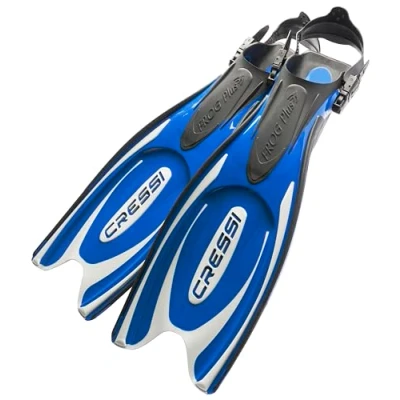 Obrázek Cressi Pánské ploutve Frog Plus, modré/fialové, 42/44, BF202042