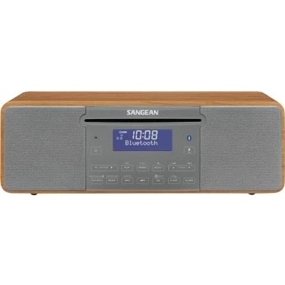 Obrázek Sangean DDR 47BT All in One kompaktní zařízení (DAB+/FM tuner, Bluetooth, CD/MP3 přehrávač, USB 2.0, čtečka SD karet, AUX In, funkce nahrávání) vč. dálkového ovládání vlašská/šedá