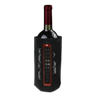 Obrázek VB VIN BOUQUET Chladicí manžeta, ocel, černá, 24,46 cm