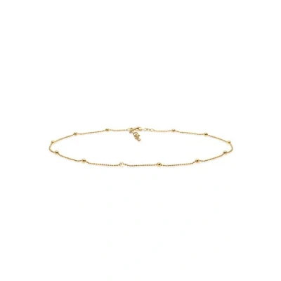 Obrázek Elli Dámský náhrdelník choker kuličky blogger moderní trend ze sterlingového stříbra 925 délka 36 cm