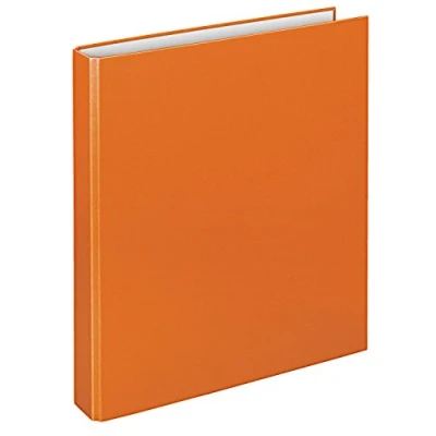 Obrázek VELOFLEX 1141030 kroužkový pořadač Basic, DIN A4, 1 kus, oranžový, výška náplně 25 mm, se 2 kroužkovou mechanikou, úzký