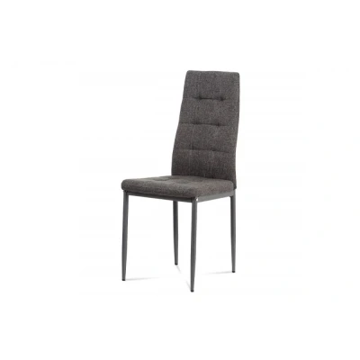 Obrázek Jídelní židle, potah šedá látka, kov antracitový matný lak DCL 397 GREY2