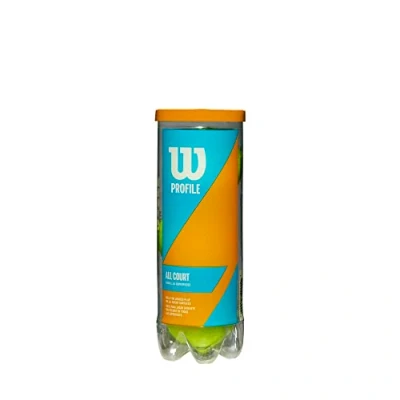 Obrázek Wilson Tennisbälle Prime All Court, für alle Beläge, gelb, 3er Dose, WRT102200