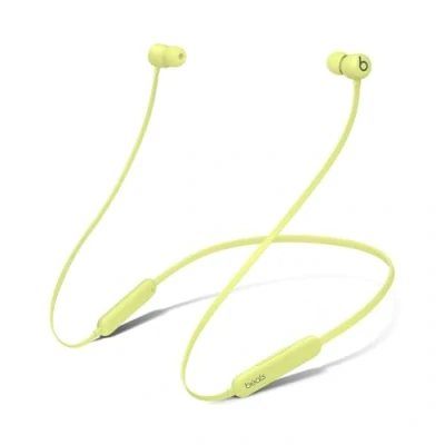Obrázek Beats sluchátka do uší Flex čip Apple W1, magnetická uší, Bluetooth třída 1, 12 hodin přehrávání, bezdrátová Yuzuově žlutá