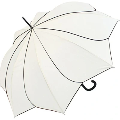 Obrázek Pierre Cardin Dámský deštník velký stabilní s automatickým Sunflower, bílá, Tyčový