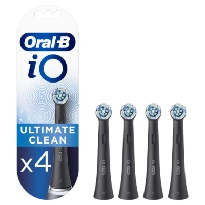 Obrázek Oral B iO Ultimative čisticí hlavice pro elektrický zubní kartáček, 4 kusy, ultimativní čištění zubů s technologií iO, nástavec na kartáčky