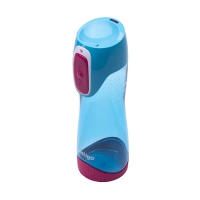 Obrázek Contigo láhev na pití Swish Autoseal, velká plastová vodu bez obsahu BPA, 100% zabezpečená proti vytečení s automatickým zablokováním, sport, školku, kita, školu, 500 ml