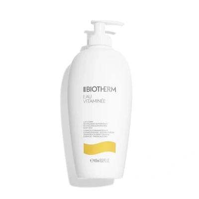 Obrázek Biotherm Eau Vitaminee Bodylotion, hydratační tělové mléko pro dámy, revitalizující péče o tělo s Life Plankton a Panthenol, hebký pocit pokožky, 400 ml