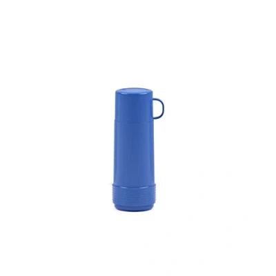 Obrázek Valira Izolovaná dvoustěnná skleněná láhev s vakuem, modrá, 500 ml