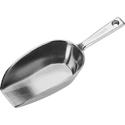 Obrázek Westmark Lopatka na pečení/vážení/plnění, objem: 410 ml (cca 335 g mouky), hliník, hygiena, stříbrná, 91612291