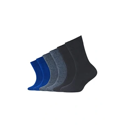 Obrázek camano Zbasic 6 PACK Ponožky pro děti, Velikost: 39 42, Navy/jeans