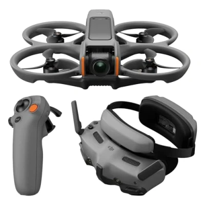 Obrázek DJI Avata 2 Fly More Combo (1 baterie), FPV dron s kamerou 4K, ochranou vrtule, flips/role po stisknutí tlačítka, POV Content, vč. Goggles 3 a RC Motion
