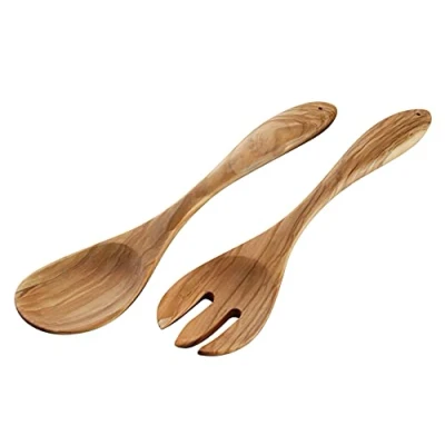 Obrázek Cilio 0000182125 salátový příbor Exklusiv 30 cm, dřevo, stříbrný