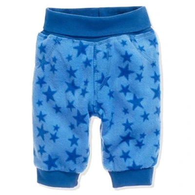 Obrázek Playshoes Unisex dětské fleecové pumpy kalhoty, modré hvězdy.