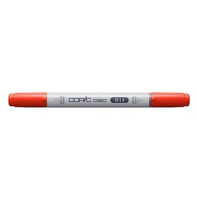 Obrázek COPIC Ciao Marker Typ R 14, Light Rouge, univerzální zvýrazňovač rozvržení, se středně širokou a štětcovou špičkou